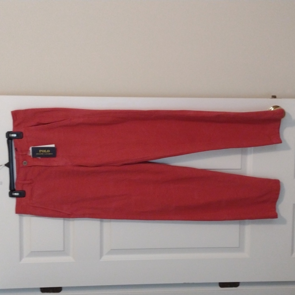 Ralph Lauren Red Khaki Pants